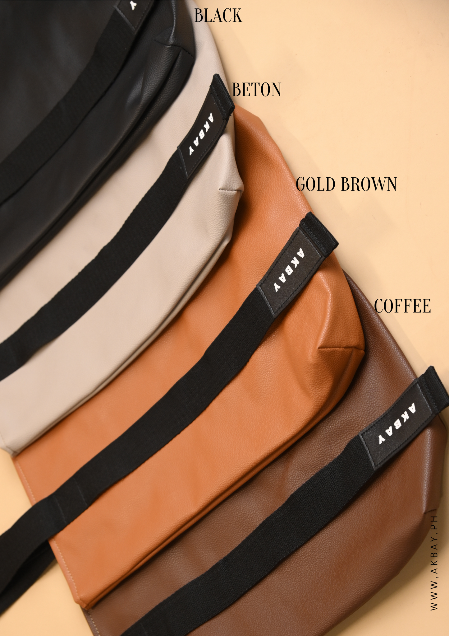 2PCS Basic Matte Vegan Leather Tote Bag