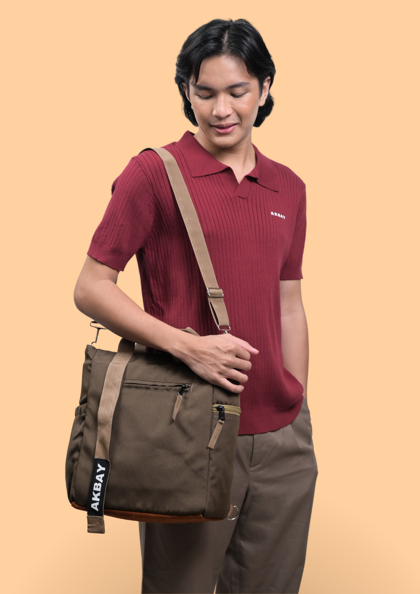 Nabi 3-way Bag  (Kelly Brown)