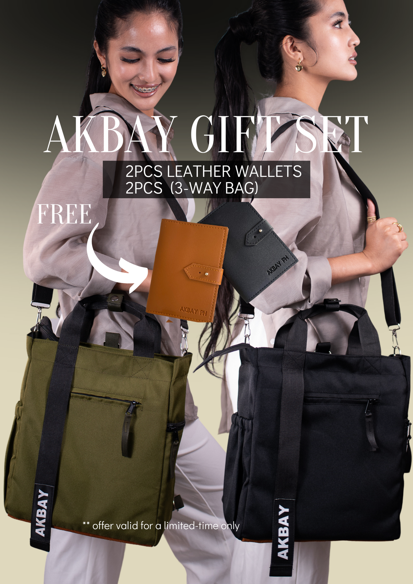 NABI GIFT SET (MID-SIZED) (plus free 2 pcs leather wallet)