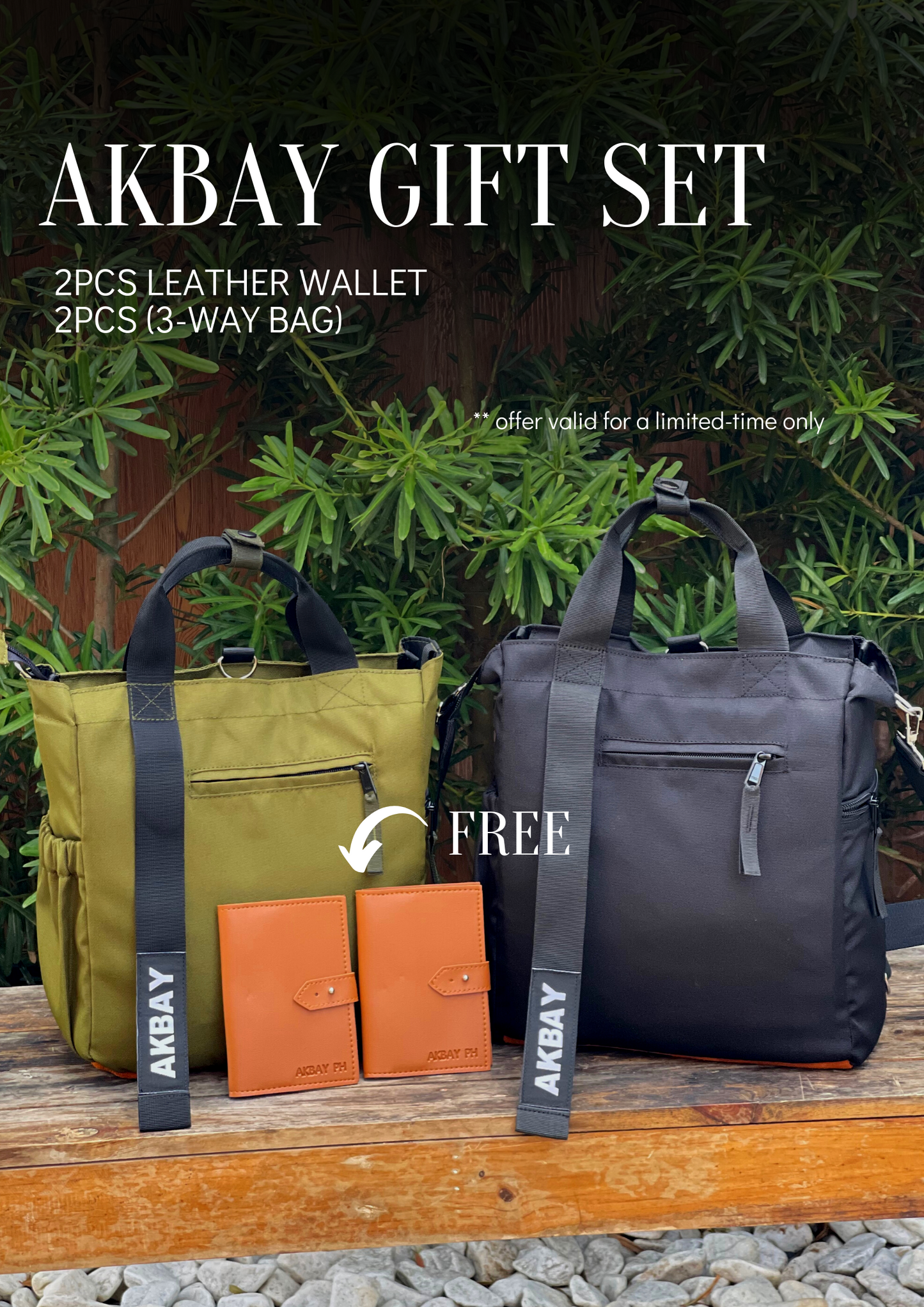 NABI GIFT SET (MID-SIZED) (plus free 2 pcs leather wallet)