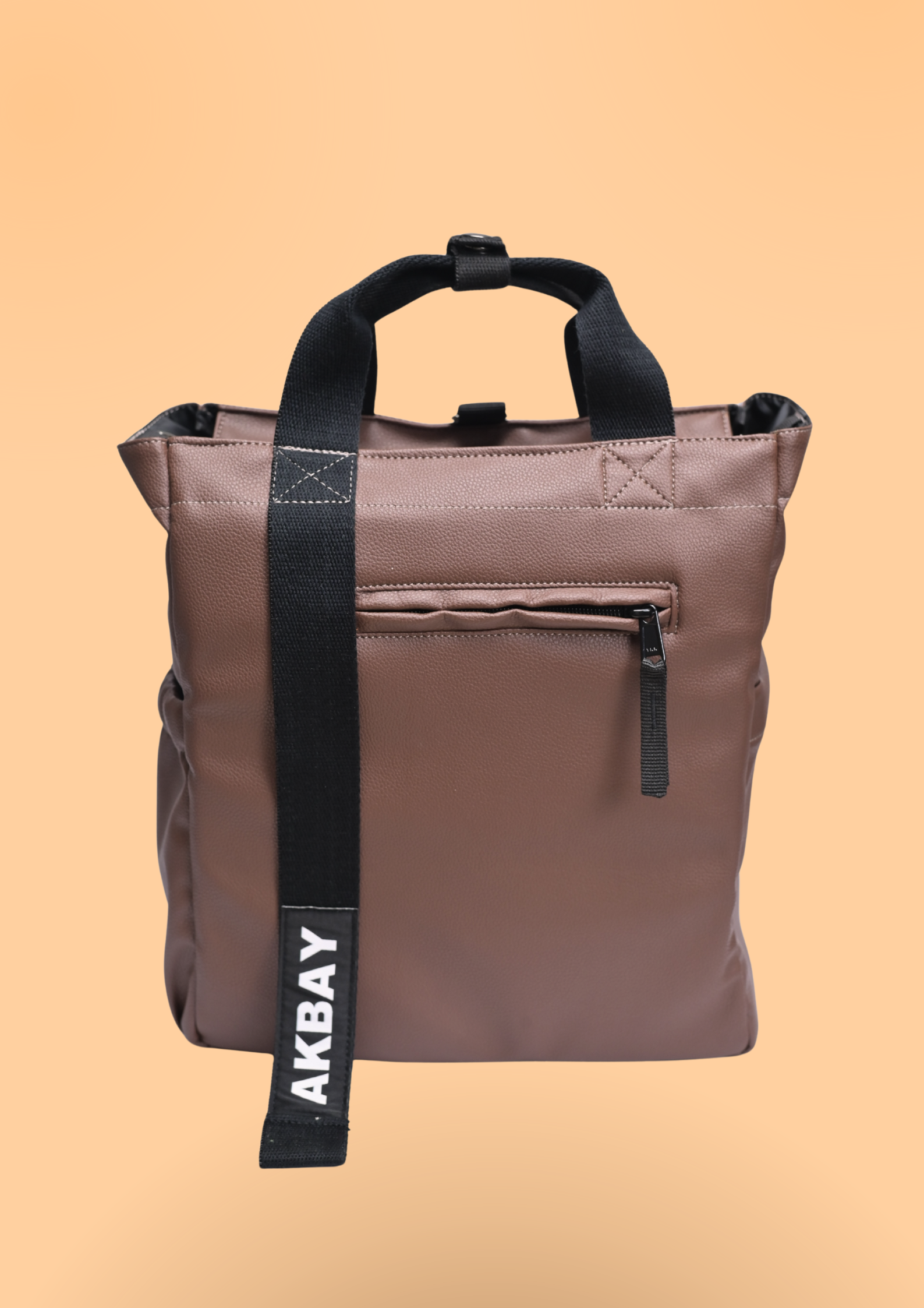 Mid-sized Matte Vegan Leather – Akbay - Main Image