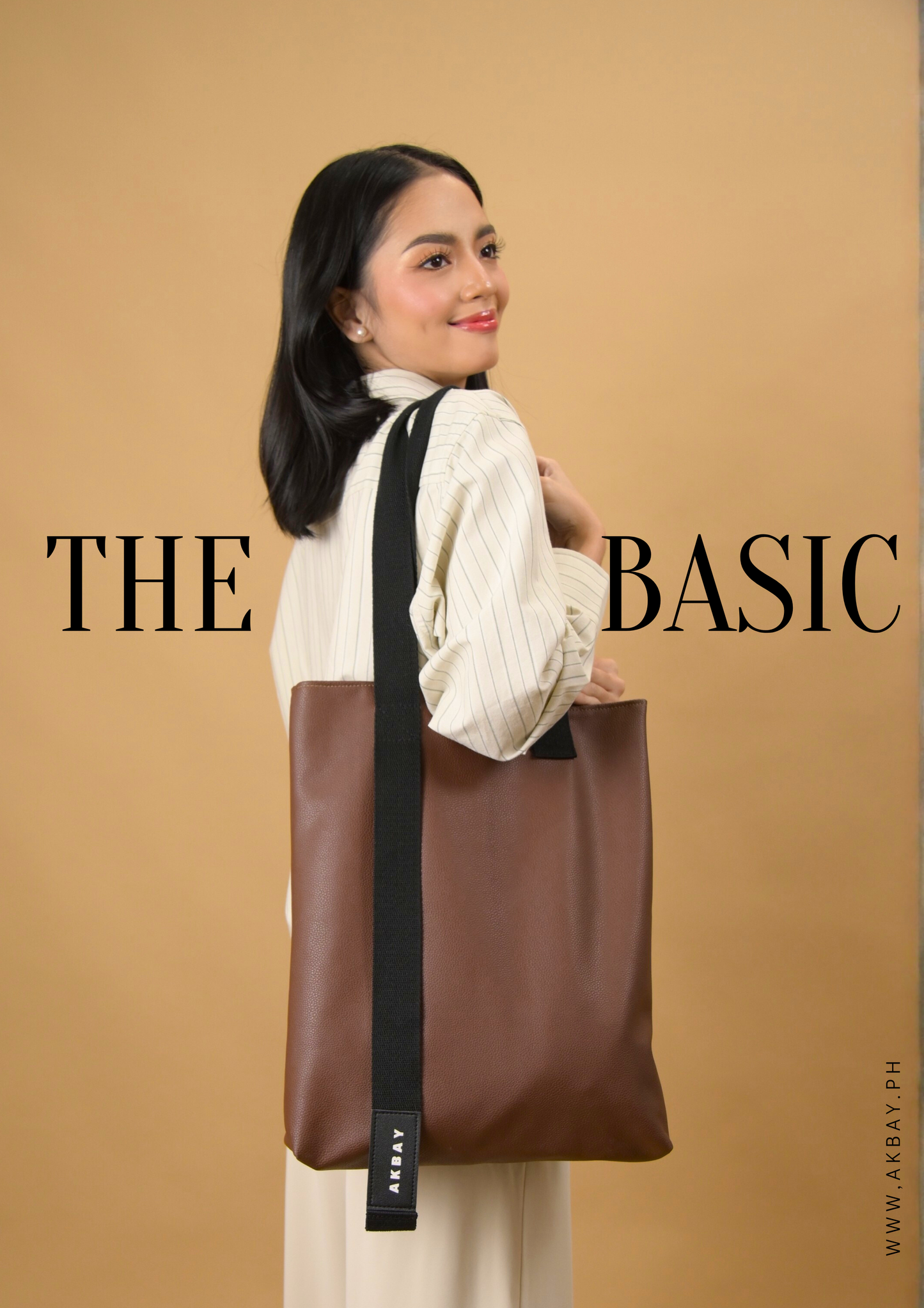 2PCS Basic Matte Vegan Leather Tote Bag