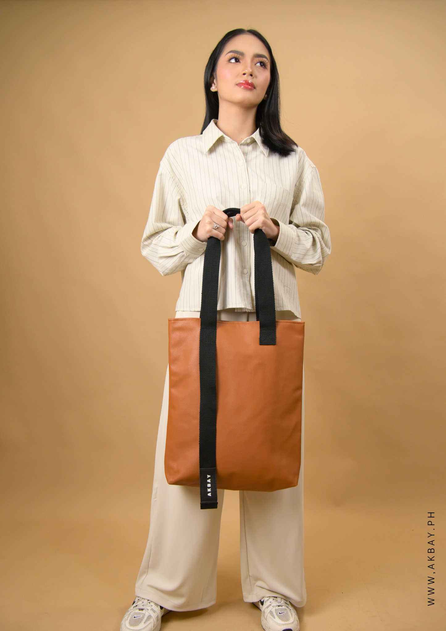 2PCS Basic Matte Vegan Leather Tote Bag