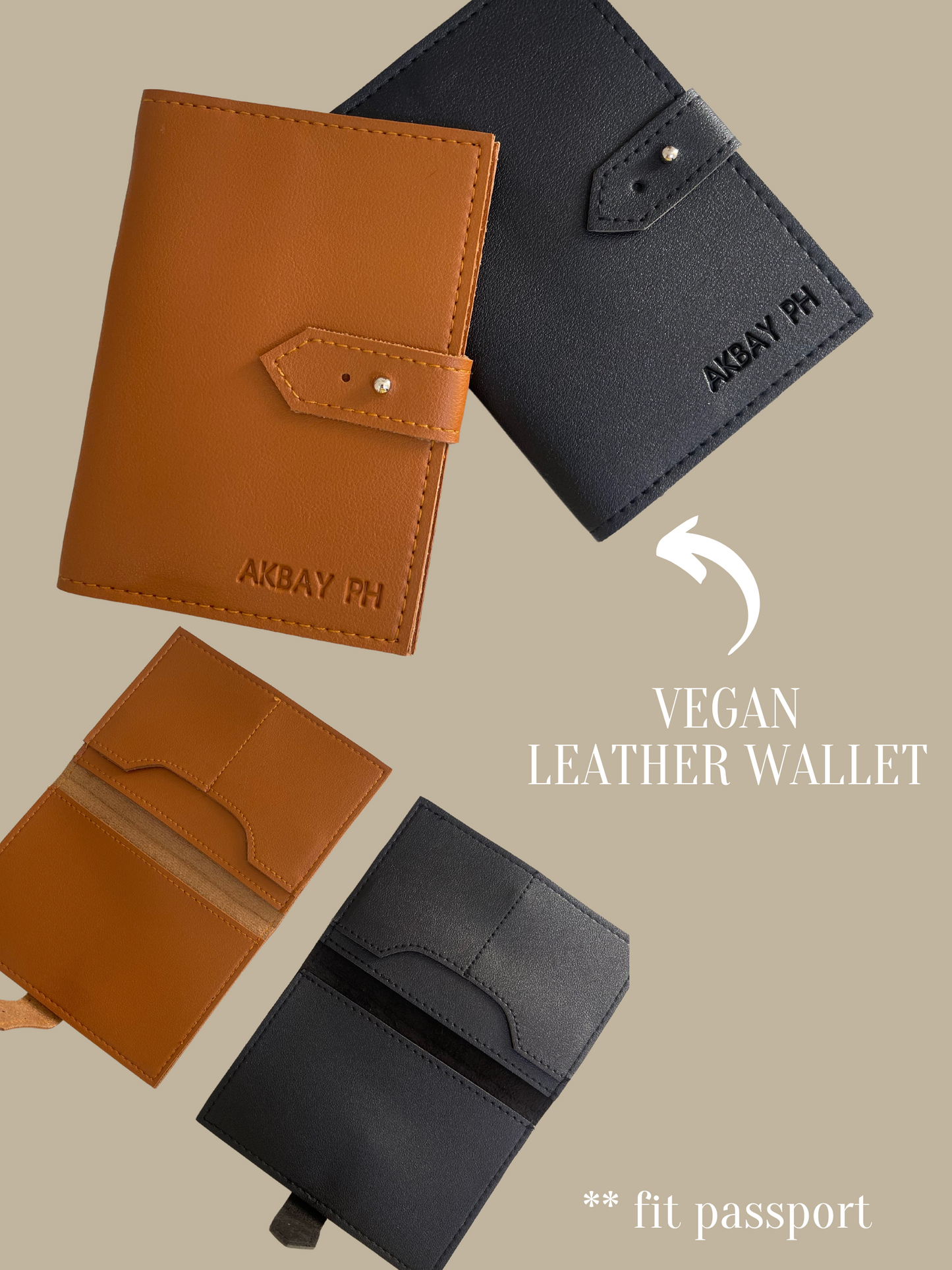 Free Vegan Leather Wallet 1 PC