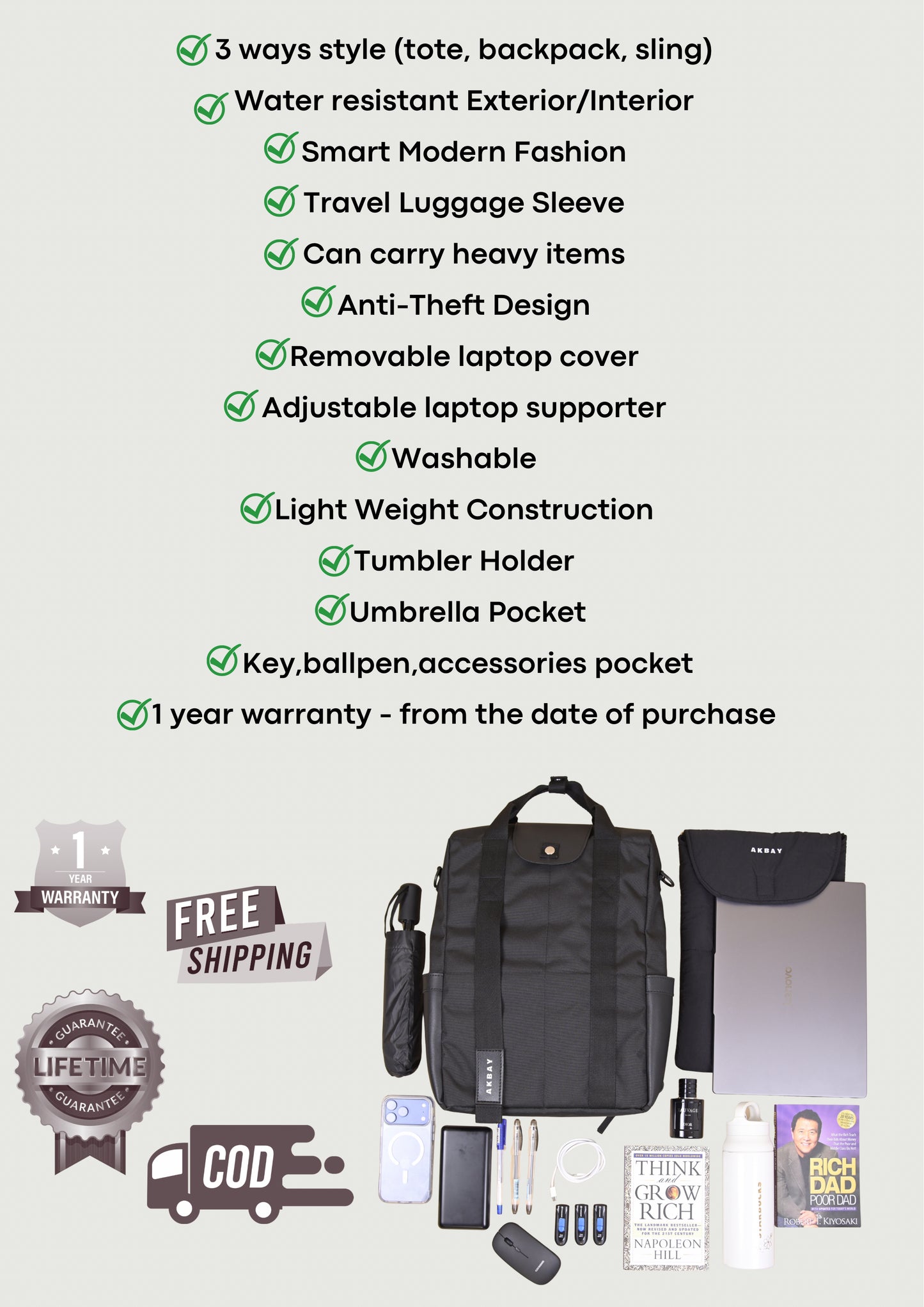 Tech Pro 2.0 Multi-way Bag